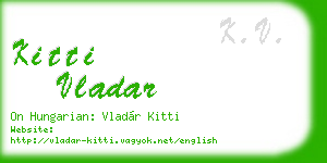 kitti vladar business card